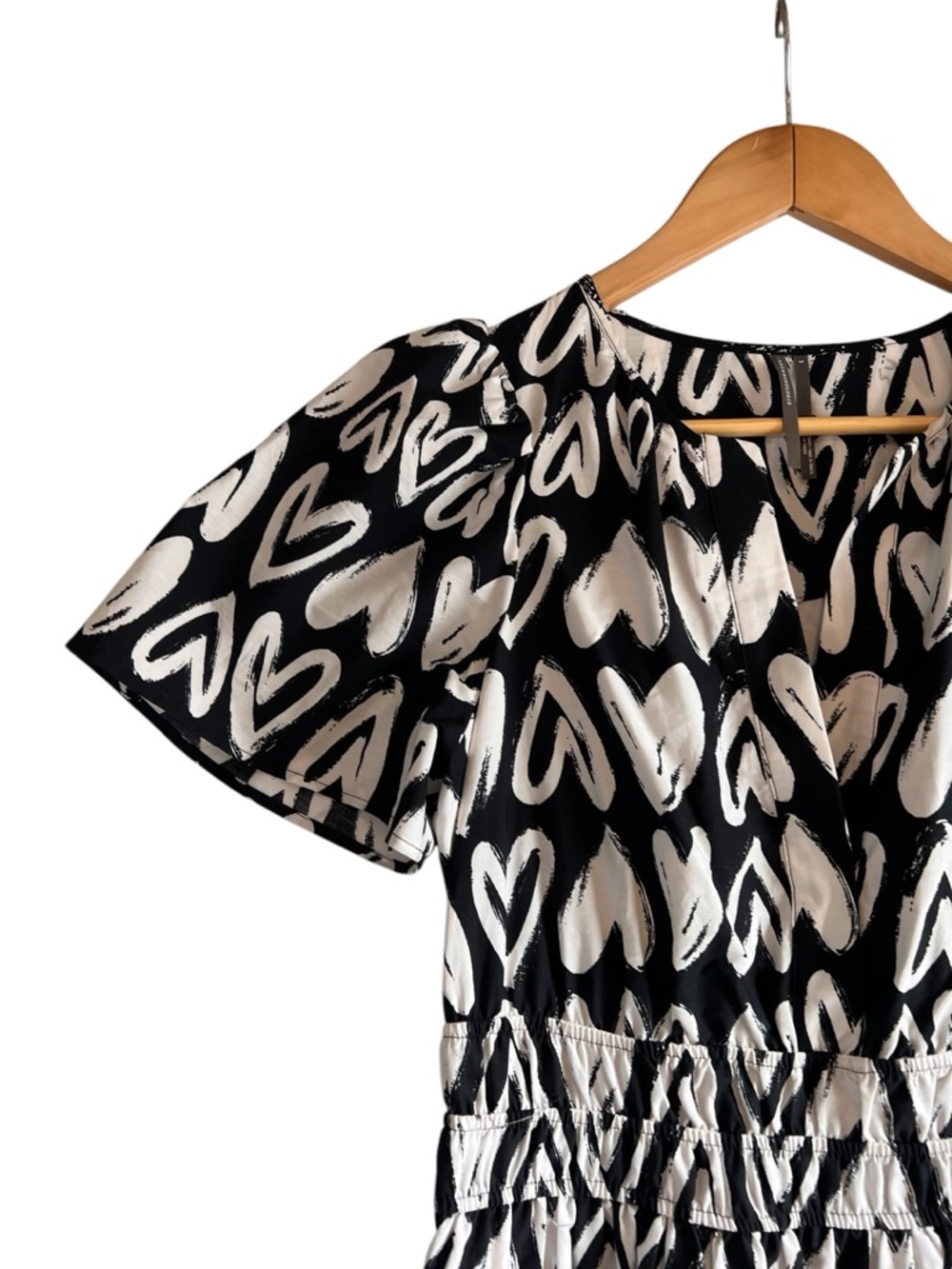 Anthropologie Somerset maxi dress in heart print size size S excellent condition - Picture 6 of 14